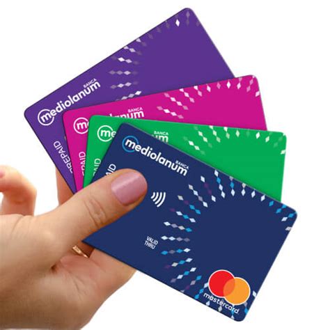 mediolanum prepaid card colori